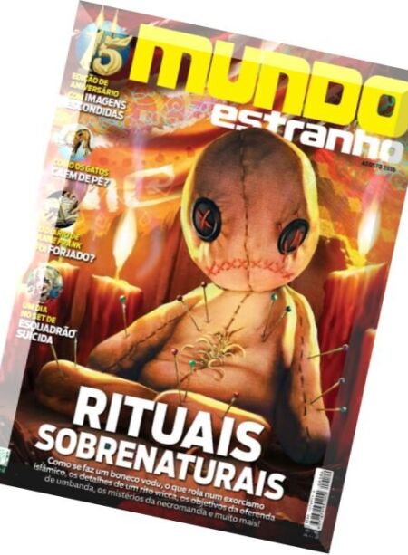 Mundo Estranho – Brazil – Issue 184, Agosto 2016 Cover