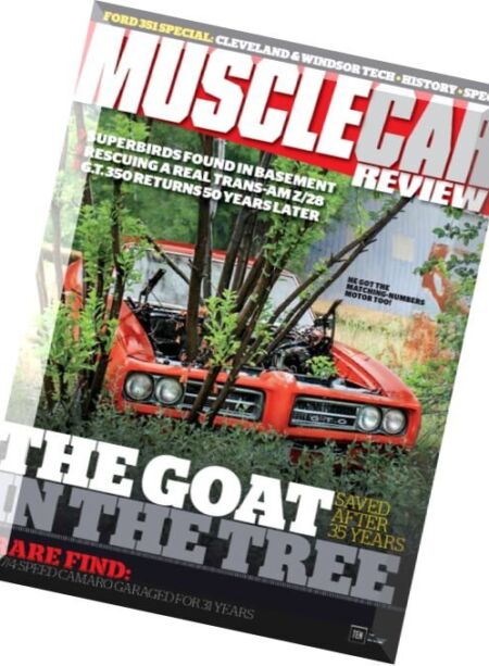 Muscle Car Review – August 2016 Cover