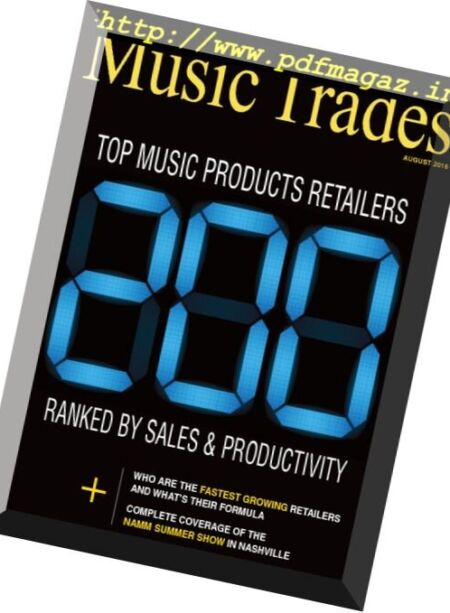 Music Trades – August 2016 Cover