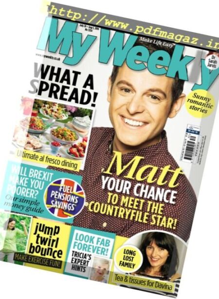 My Weekly – 26 July – 1 August 2016 Cover