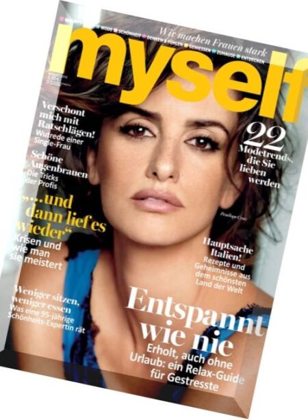 Myself – August 2016 Cover