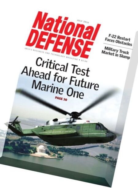 National Defense – July 2016 Cover