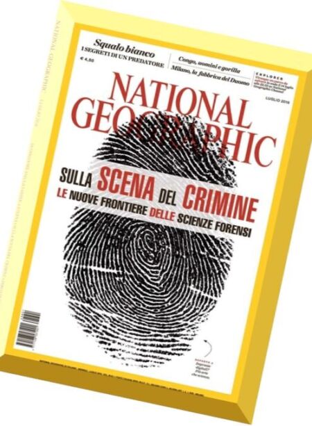 National Geographic Italia – Luglio 2016 Cover