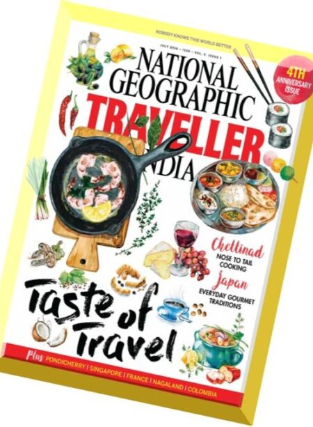 National Geographic Traveller India – July 2016 Cover