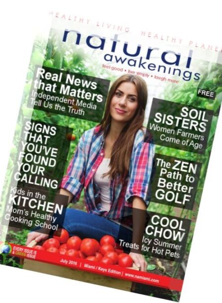 Natural Awakenings Miami – July 2016 Cover
