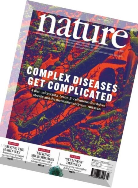 Nature Magazine – 9 June 2016 Cover