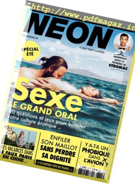 Neon – Aout 2016 Cover