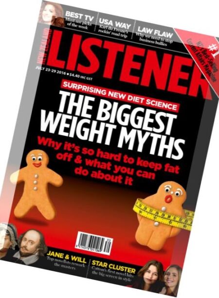 New Zealand Listener – 23 July 2016 Cover