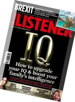 New Zealand Listener – 9 July 2016