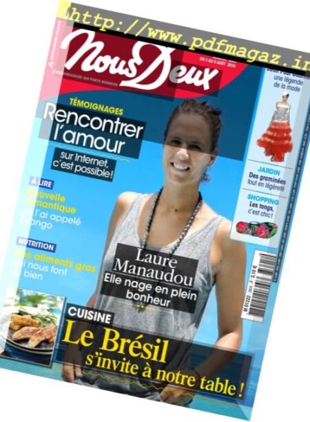 Nous Deux – 2 au 9 Aout 2016 Cover