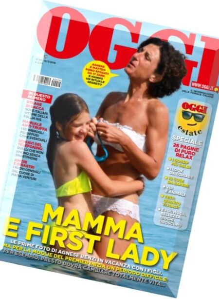 Oggi – 13 Luglio 2016 Cover