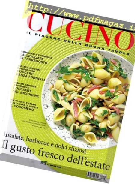 Oggi Cucino – Agosto 2016 Cover