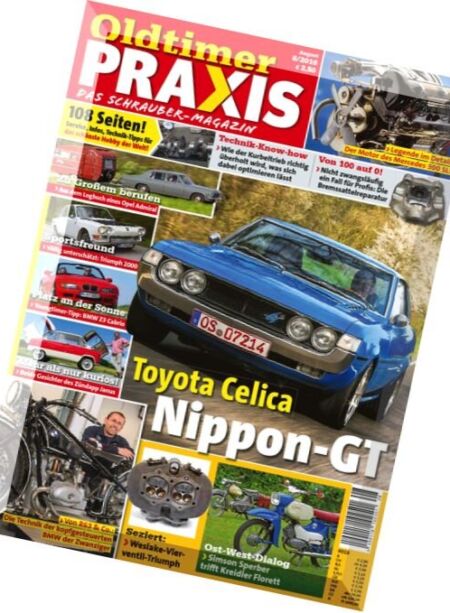 Oldtimer Praxis – August 2016 Cover