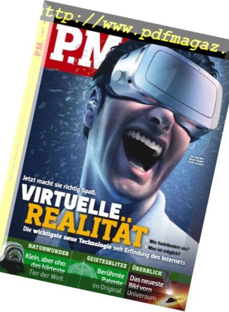 P.M. – September 2016 Cover