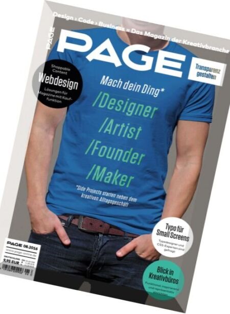 Page – Nr.8, 2016 Cover