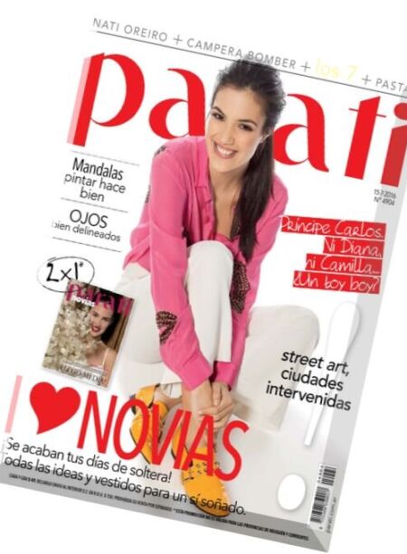 Para Ti Argentina – 15 Julio 2016 Cover