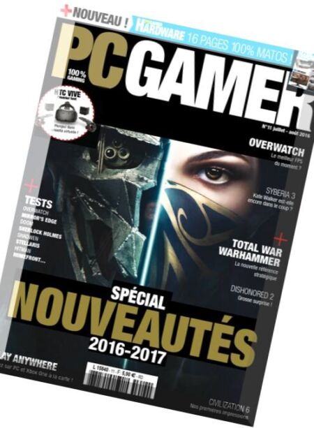 PC Gamer France – Juillet-Aout 2016 Cover