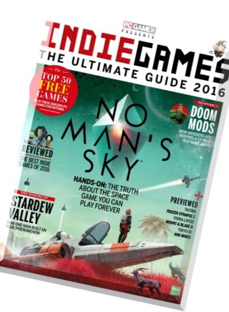 PC Gamer – Indie Games – The Ultimate Guide 2016 Cover