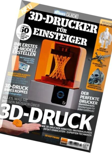 PC Games Hardware Guide – 3D-Drucker fur Einsteiger – Nr.10, 2016 Cover