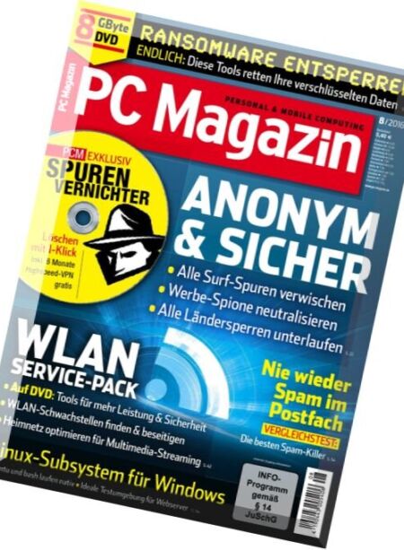 PC Magazin – August 2016 Cover