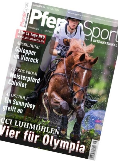 Pferdesport International – 16 Juli 2016 Cover