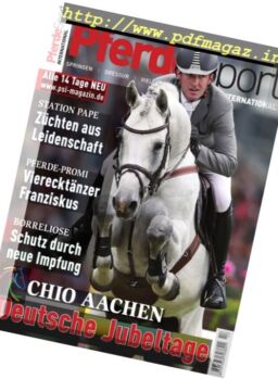 Pferdesport International – 30 Juli 2016
