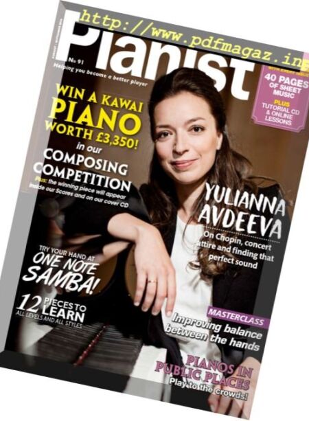 Pianist – August-September 2016 Cover