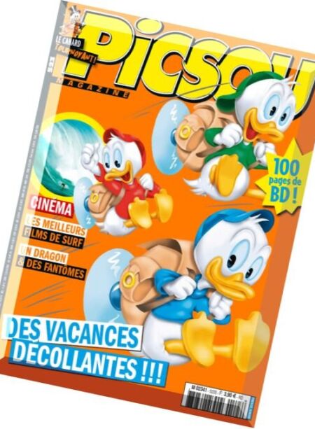 Picsou Magazine – Aout 2016 Cover