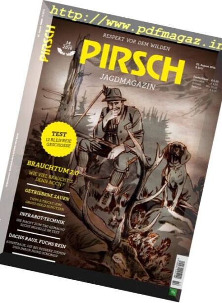 Pirsch – 3 August 2016 Cover