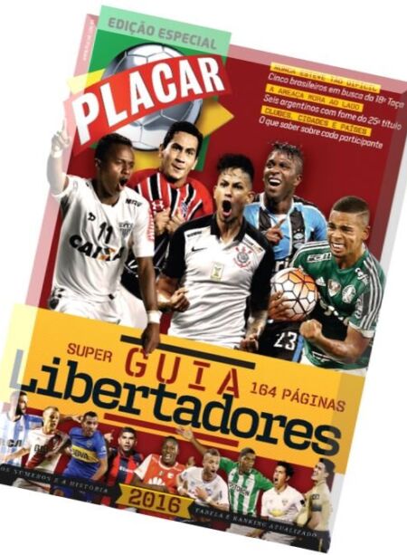 Placar Especial – Libertadores 2016 Cover