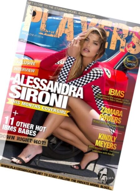 Players Magazine – July 2016 Cover