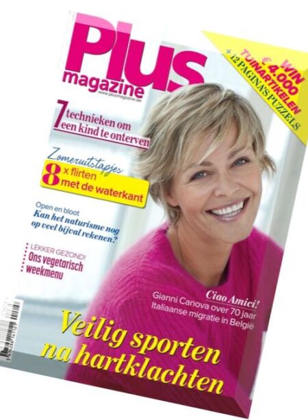 Plus Magazine – Juli-Augustus 2016 Cover
