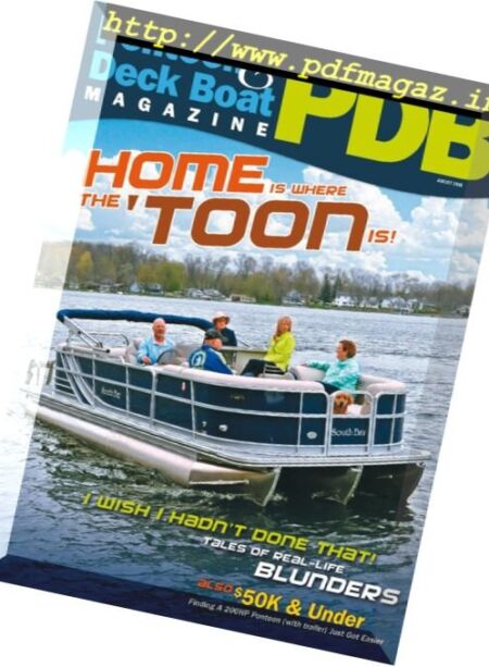 Pontoon & Deck Boat – August 2016 Cover