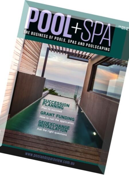 Pool+Spa Magazine – July-August 2016 Cover