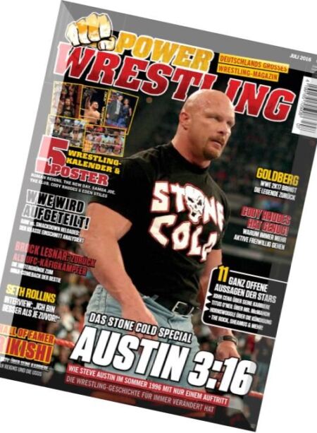 Power-Wrestling – Juli 2016 Cover