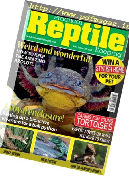 Practical Reptile Keeping – Summer 2016 Cover