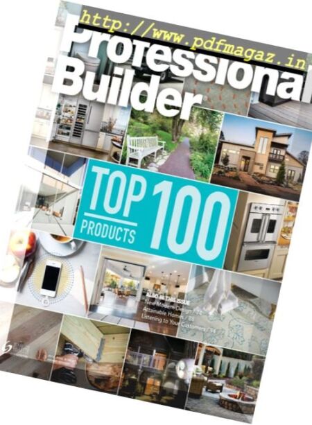 Professional Builder – August 2016 Cover