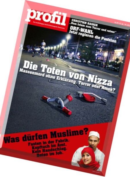Profil – 18 Juli 2016 Cover