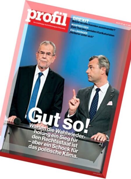 Profil – 4 Juli 2016 Cover