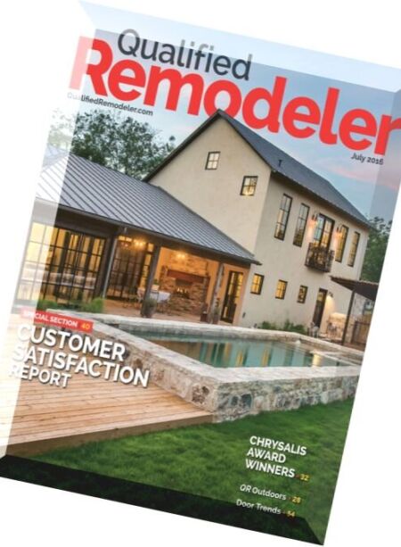 Qualified Remodeler – July 2016 Cover
