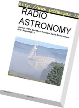 Radio Astronomy – July-August 2013