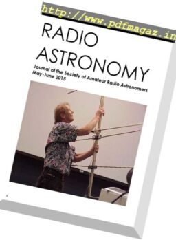 Radio Astronomy – May-June 2015