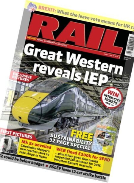 Rail – 6 July 2016 Cover