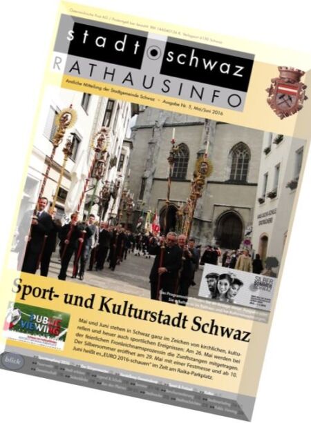 Rathausinfo – Mai-Juni 2016 Cover