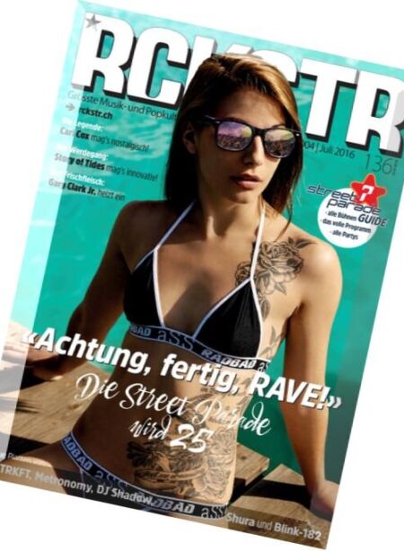 RCKSTR Magazine – Juli 2016 Cover