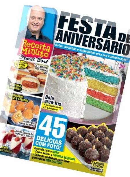 Receita Minuto Daniel Bork – Brazil Issue 15, Julho-Agosto 2016 Cover