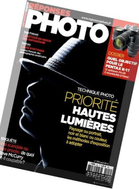 Reponses Photo – Aout 2016 Cover