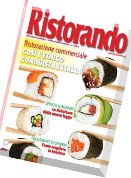 Ristorando – Giugno 2016 Cover