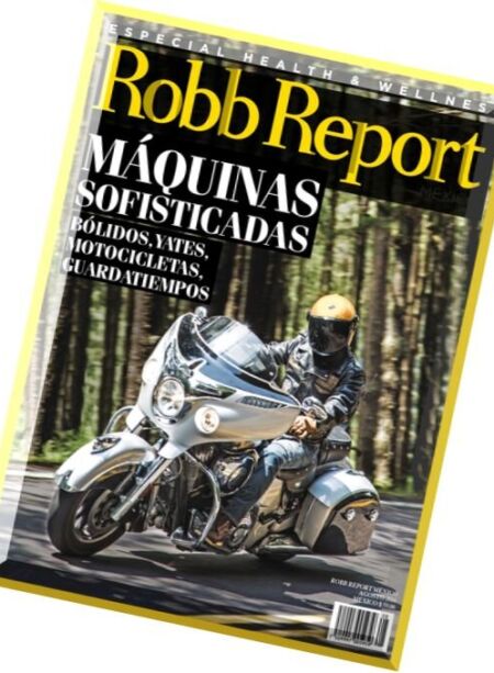 Robb Report Mexico – August 2016 Cover