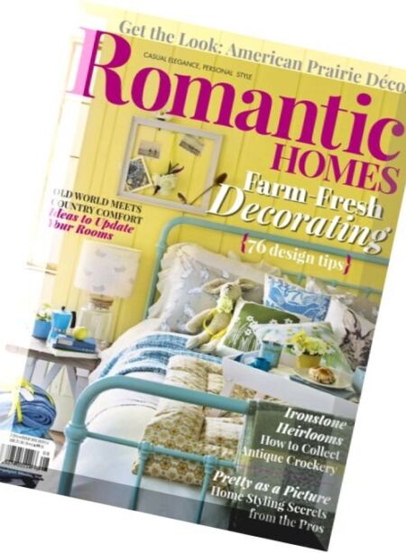 Romantic Homes – August 2016 Cover